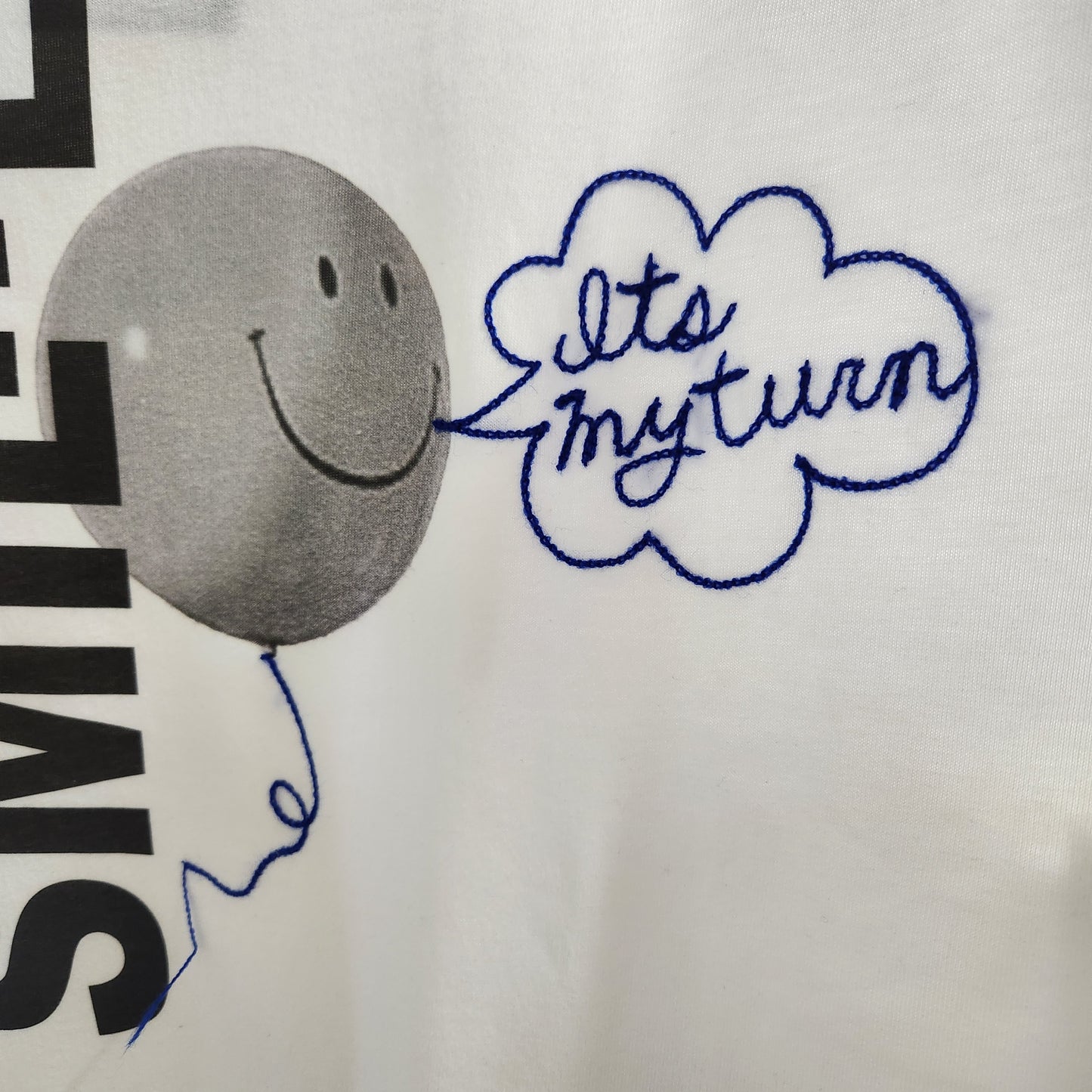 BRODER SMILEDRAW プリント刺繍Tシャツ