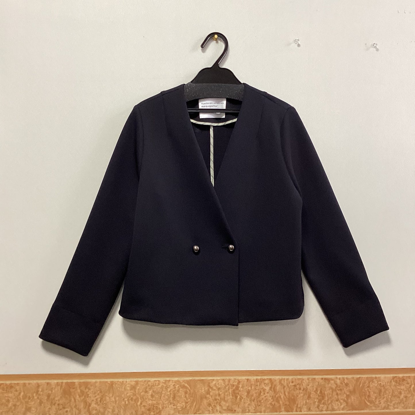 flux 日本製ノーカラージャケット