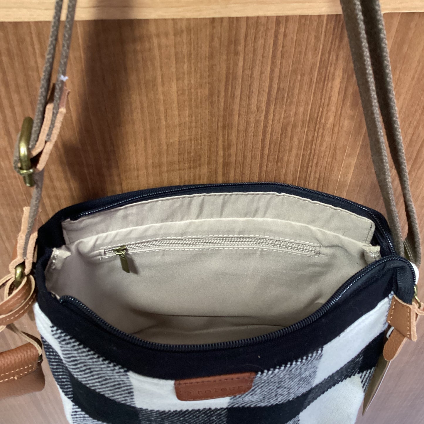 toleur チェックショルダーバッグ
