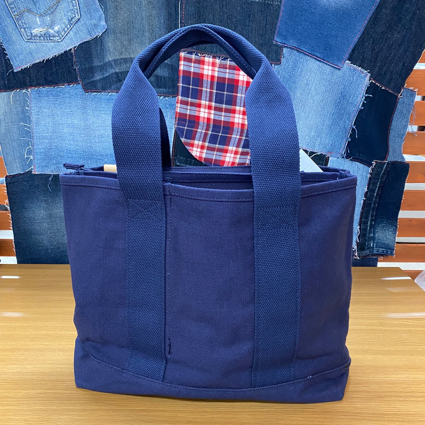 DOT &STRIPE 内装仕切りキャンバストート