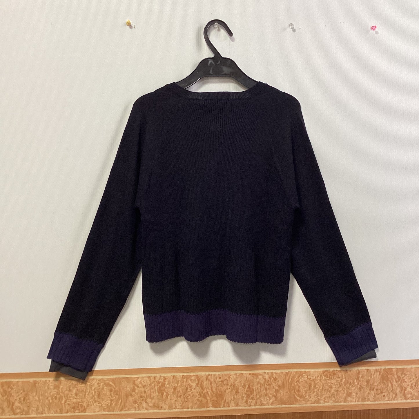 MARECHAL TERRE 配色ニットカーディガン