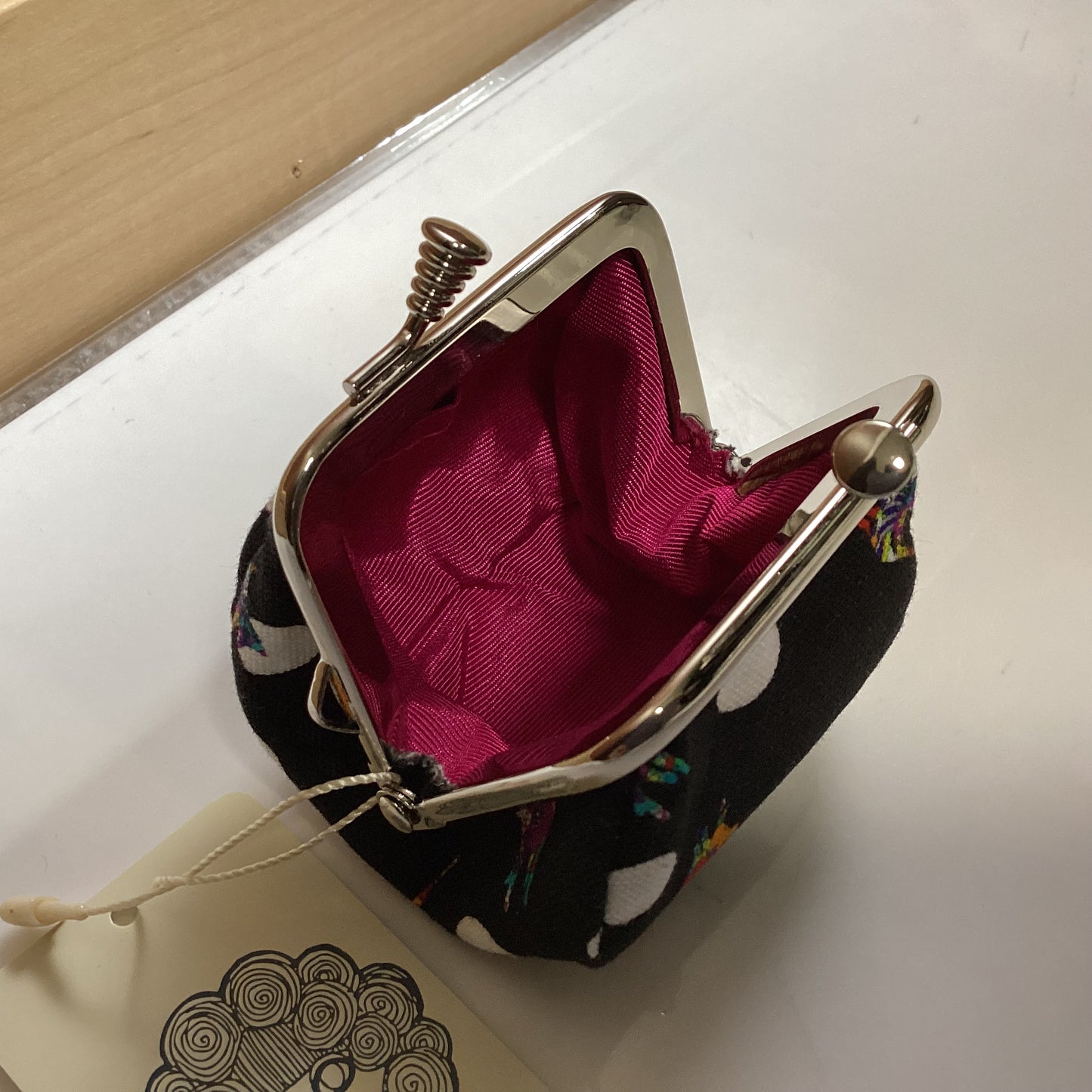 ScoLar 日本製俵型がま口コスメ小ポーチ