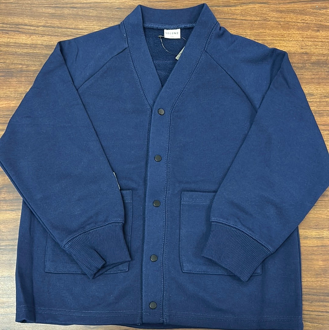 JEANSb Vネックカーディガン