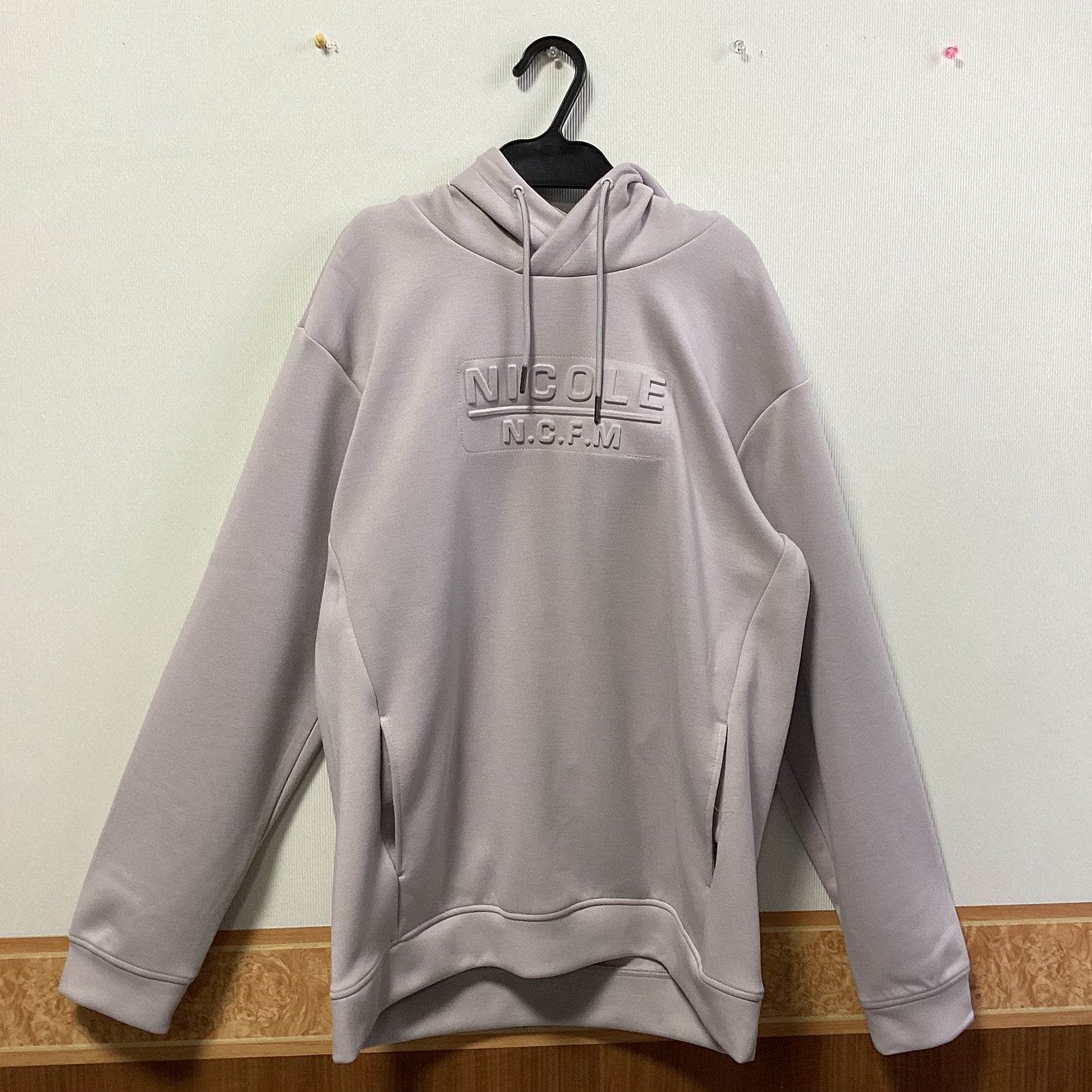 NICOLE CLUB FOR MEN ダンボールニットフーディ