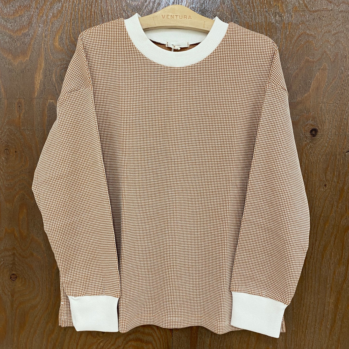 Keitto ワッフル地カットソー