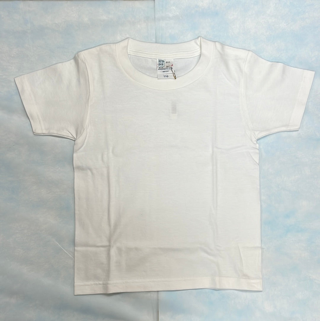 Printstar キッズホワイト半袖Tシャツ