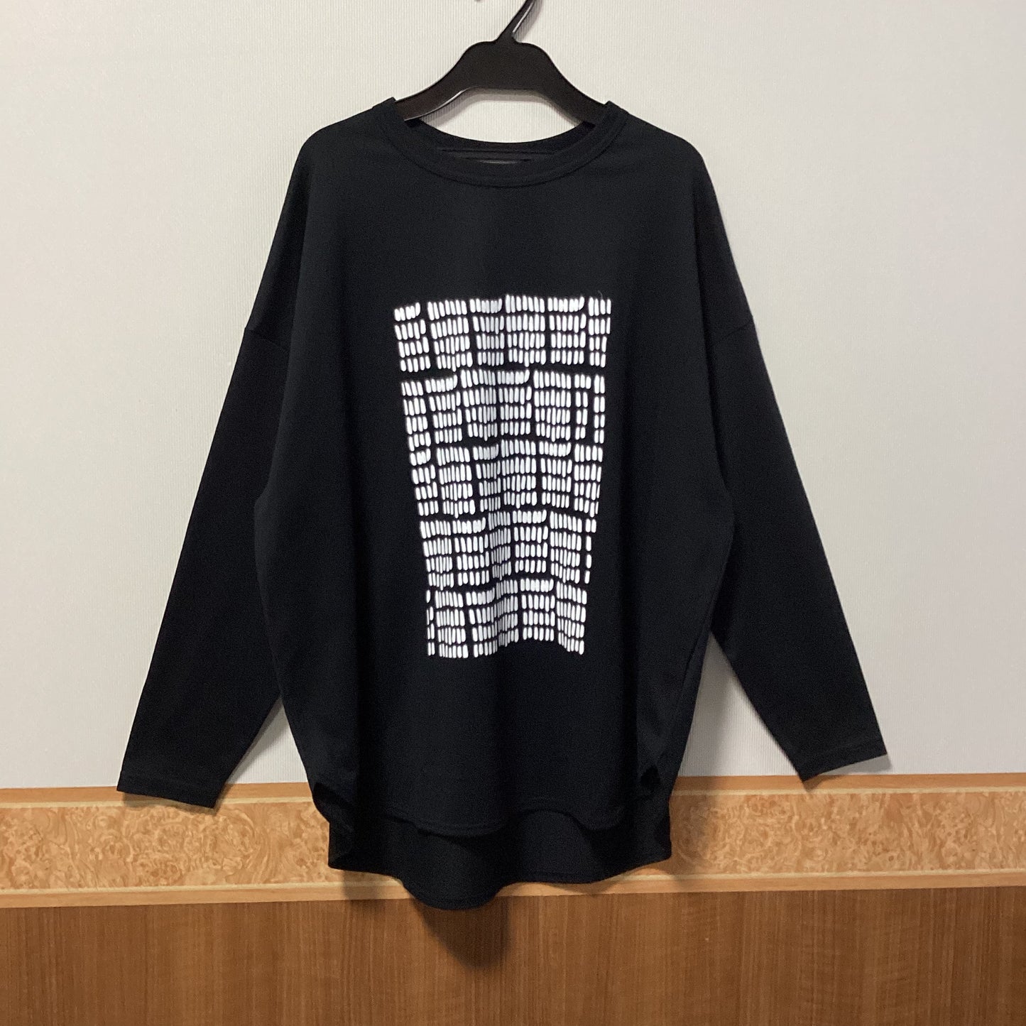 DIARIES 綿100%プリント長袖Tシャツ