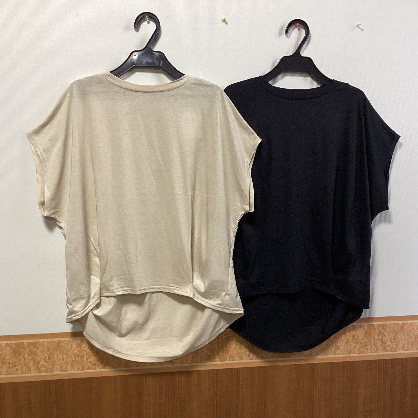 NARU FACTORY 綿麻フレンチスリーブカットソー