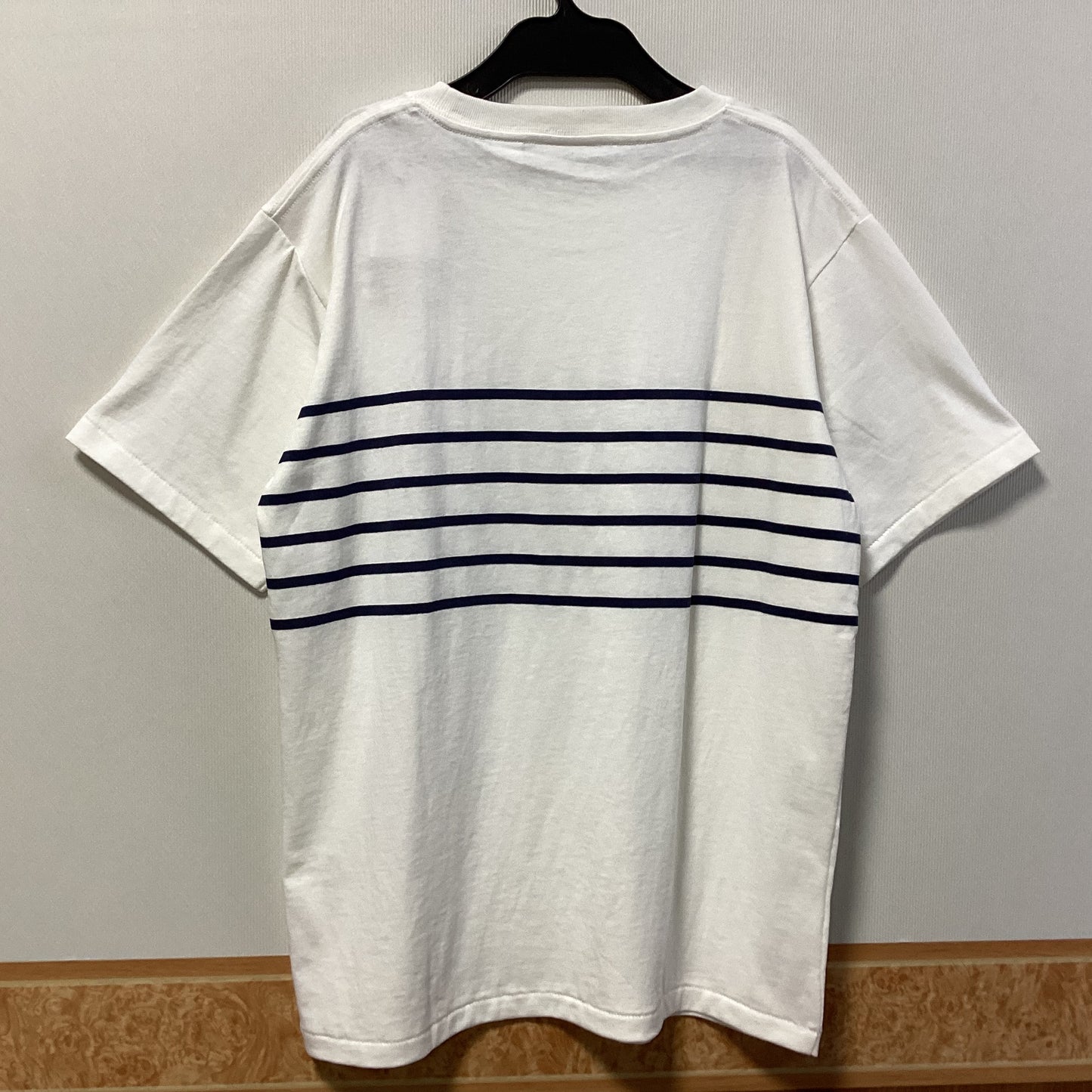 THX TEE TIME 綿100%ボーダープリントTシャツ