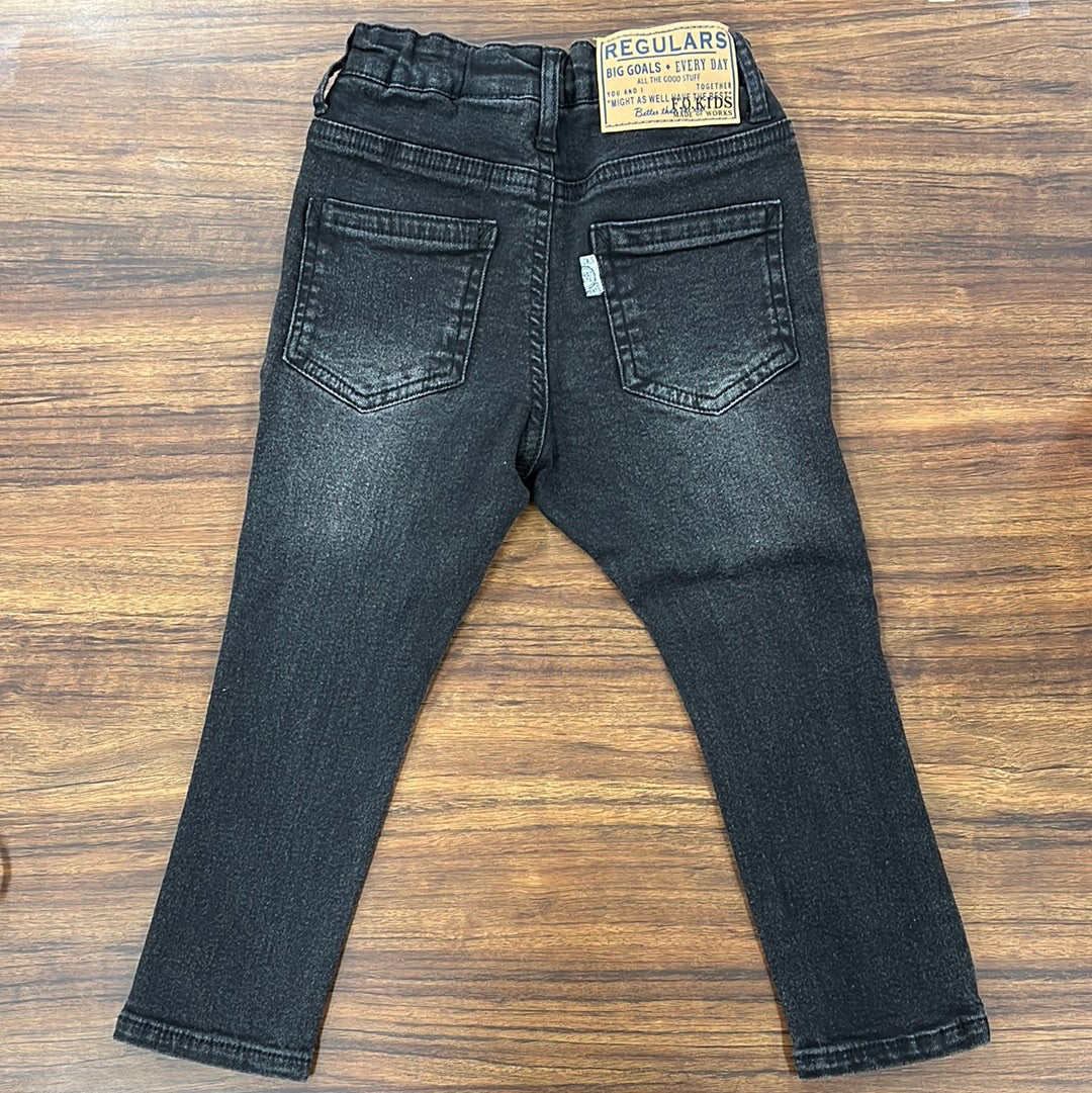 キッズ 10分丈スキニーデニムパンツ