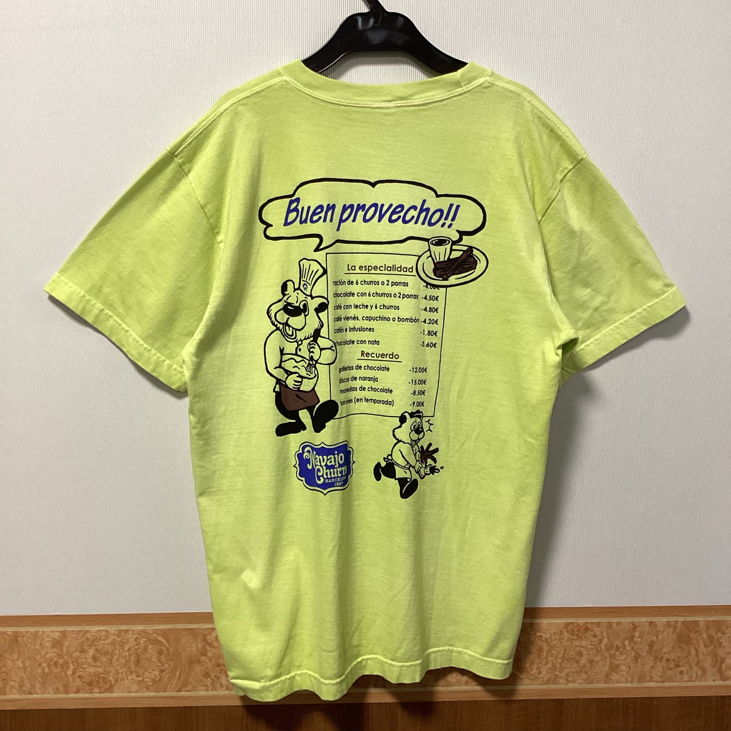 JOHNBULL 綿100%ロゴプリント半袖Tシャツ