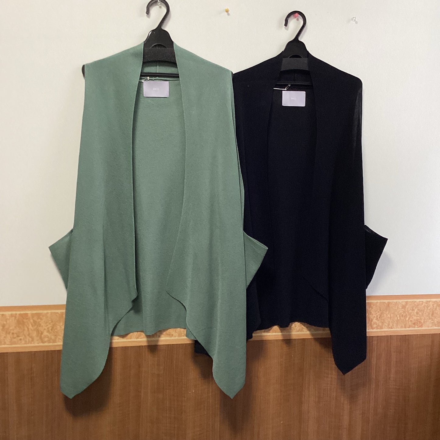 RAGS ノーカラーロングベスト