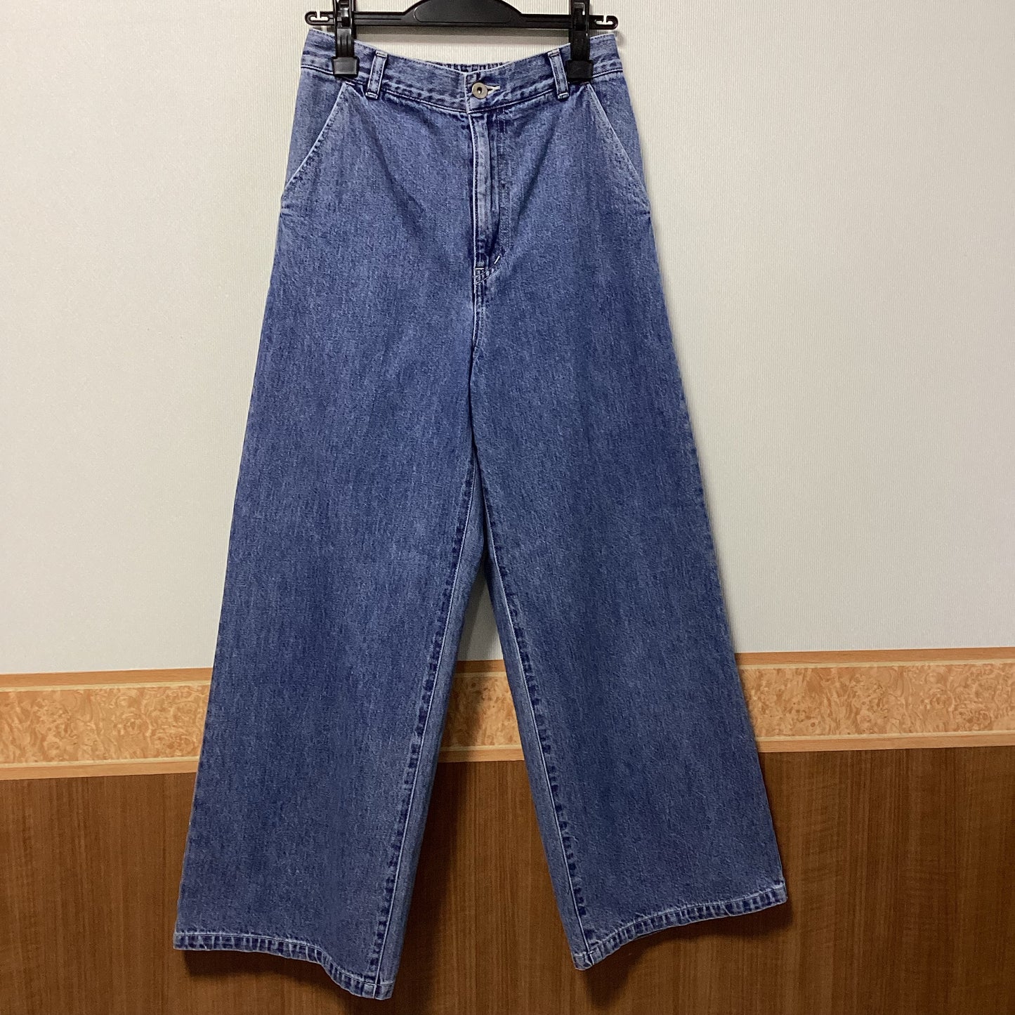 JOHNBULL 綿100%デニムワイドパンツ
