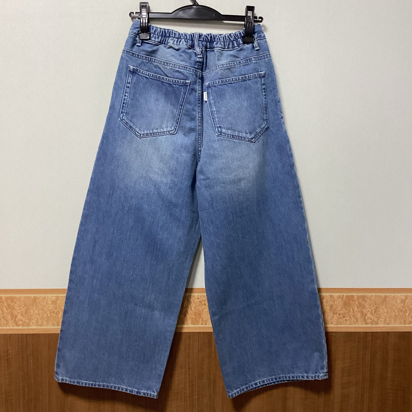 KELEN タックデニムワイドパンツ