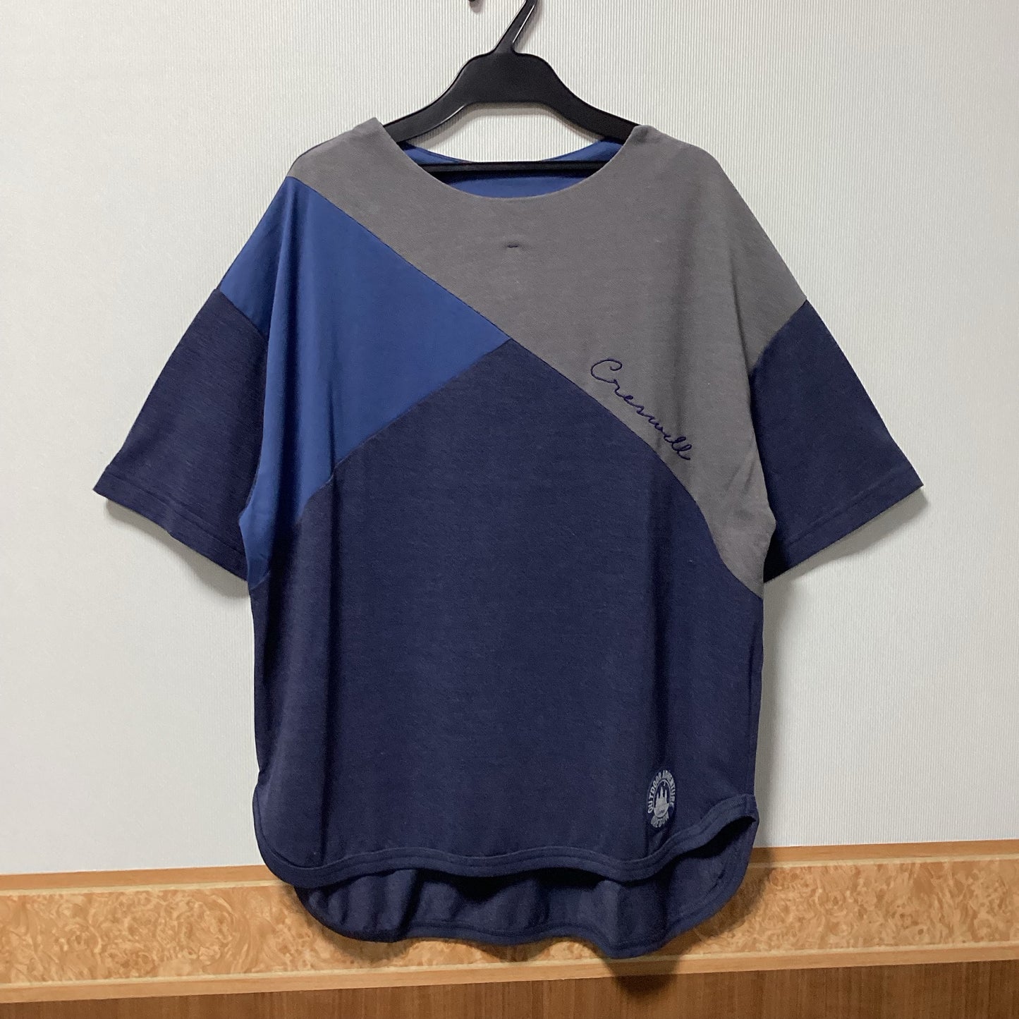 Lime.Inc 柄切替五分袖Tシャツ