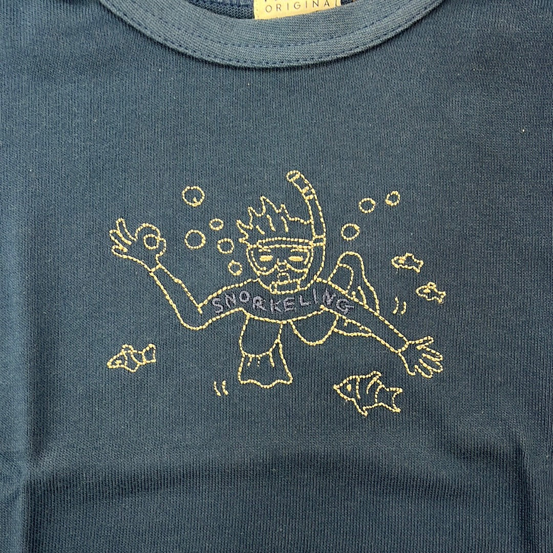 F.O.KID'S ダイバー柄半袖Tシャツ
