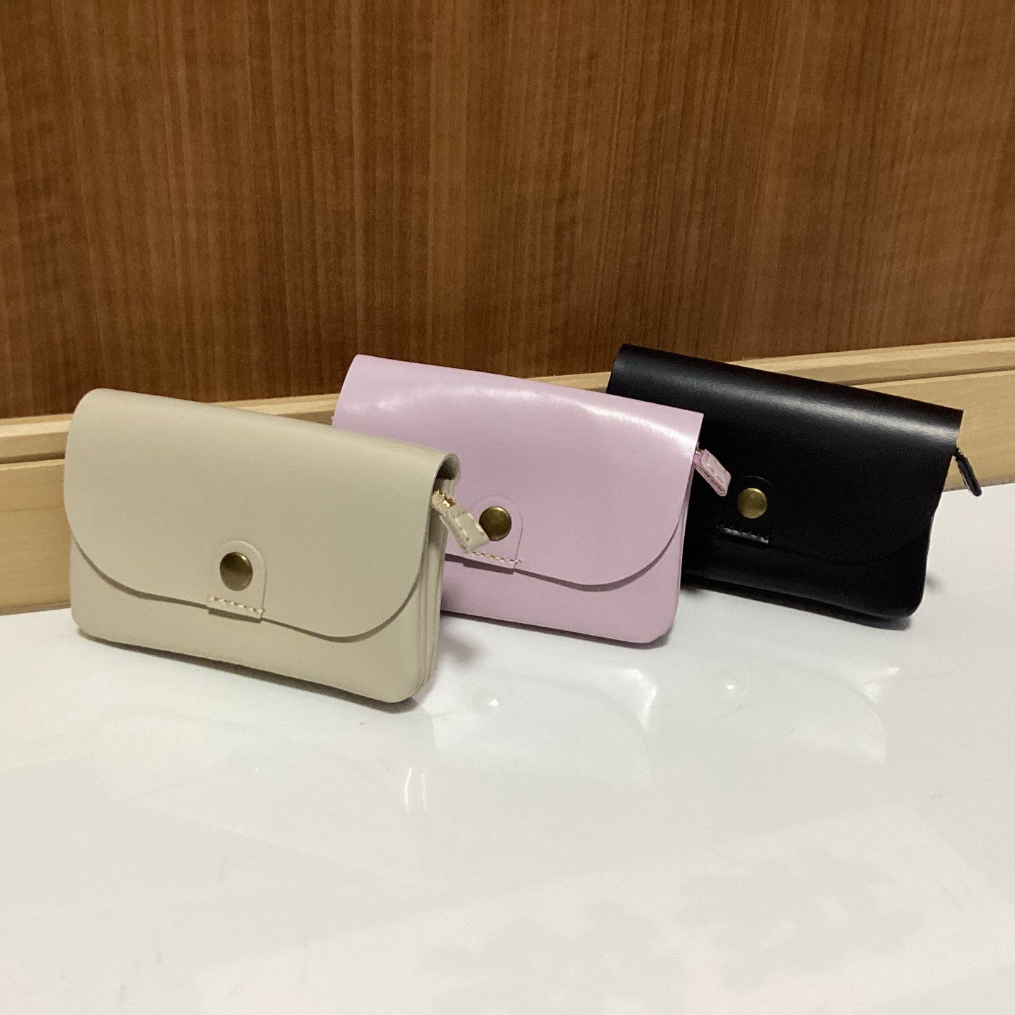Lien 日本製抗菌レザーマルチポーチ