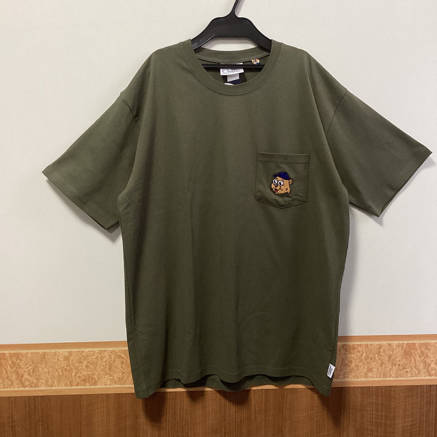 gym master 7.4oz ANIMAL刺繍ポケットTEE