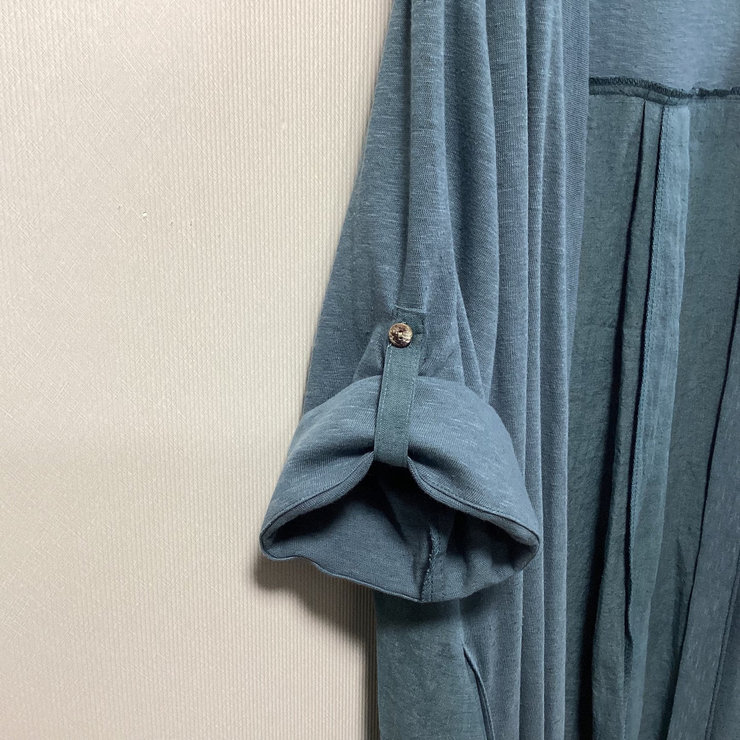PAREATSU 綿麻ロングラップカーディガン