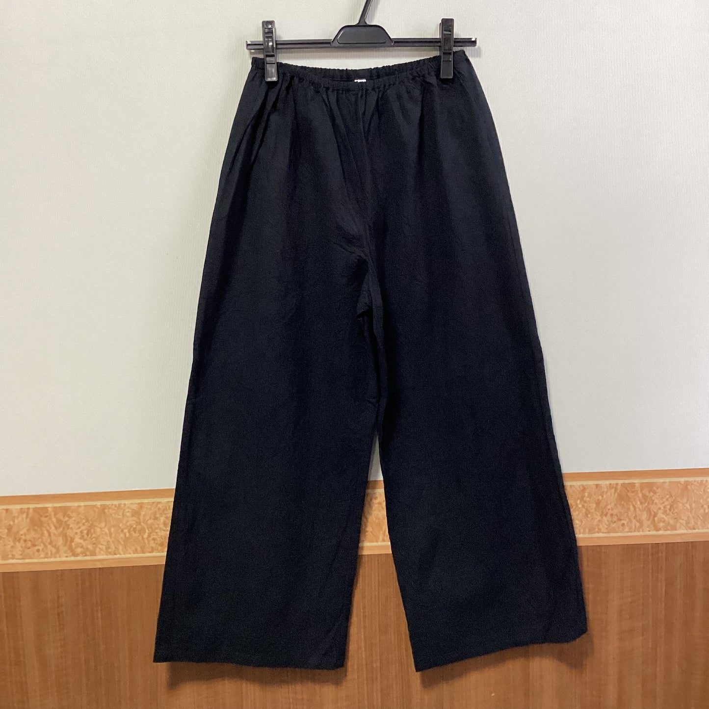 seasew. 綿100%ワッシャーワイドペチパンツ