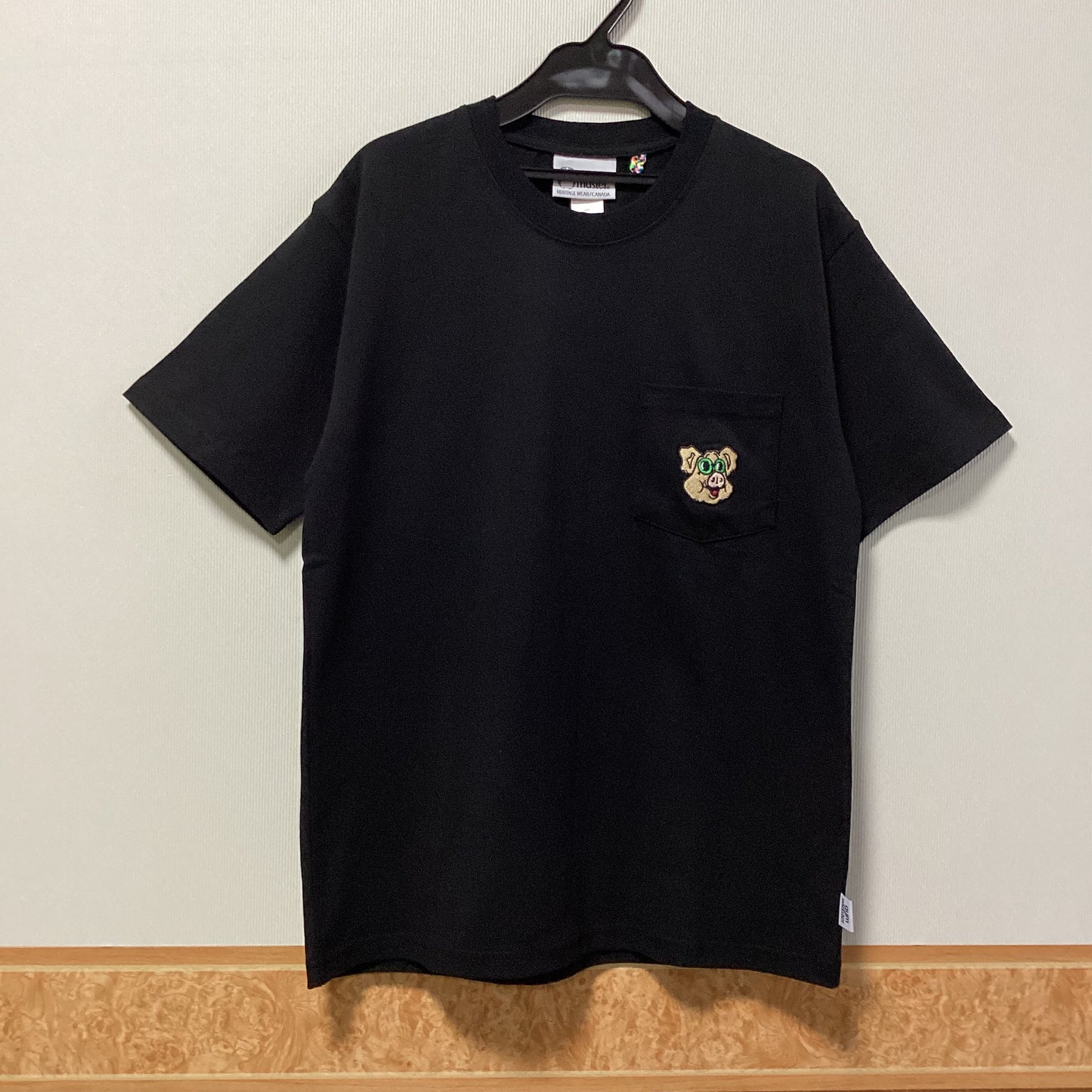 gym master 7.4oz ANIMAL刺繍ポケットTEE