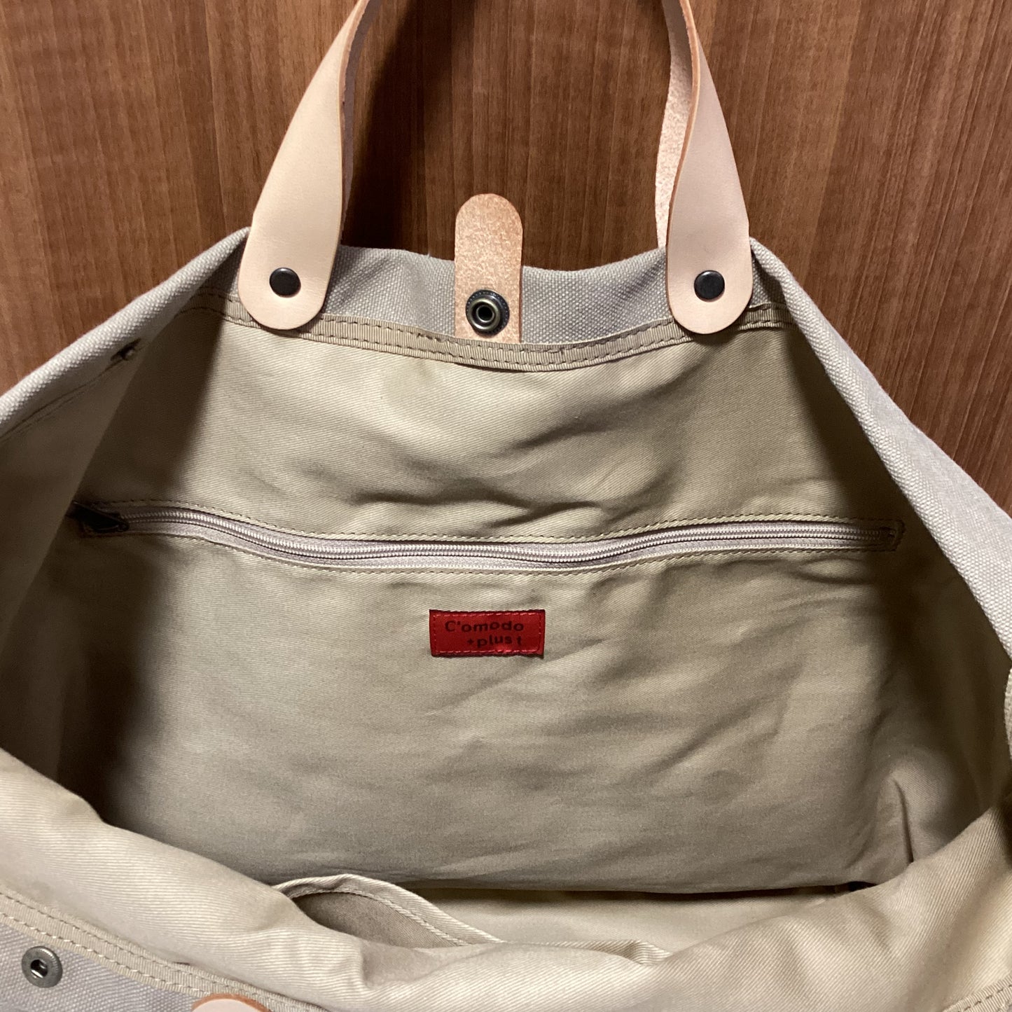 C’omodo +plust 日本製2wayショルダートートバッグ