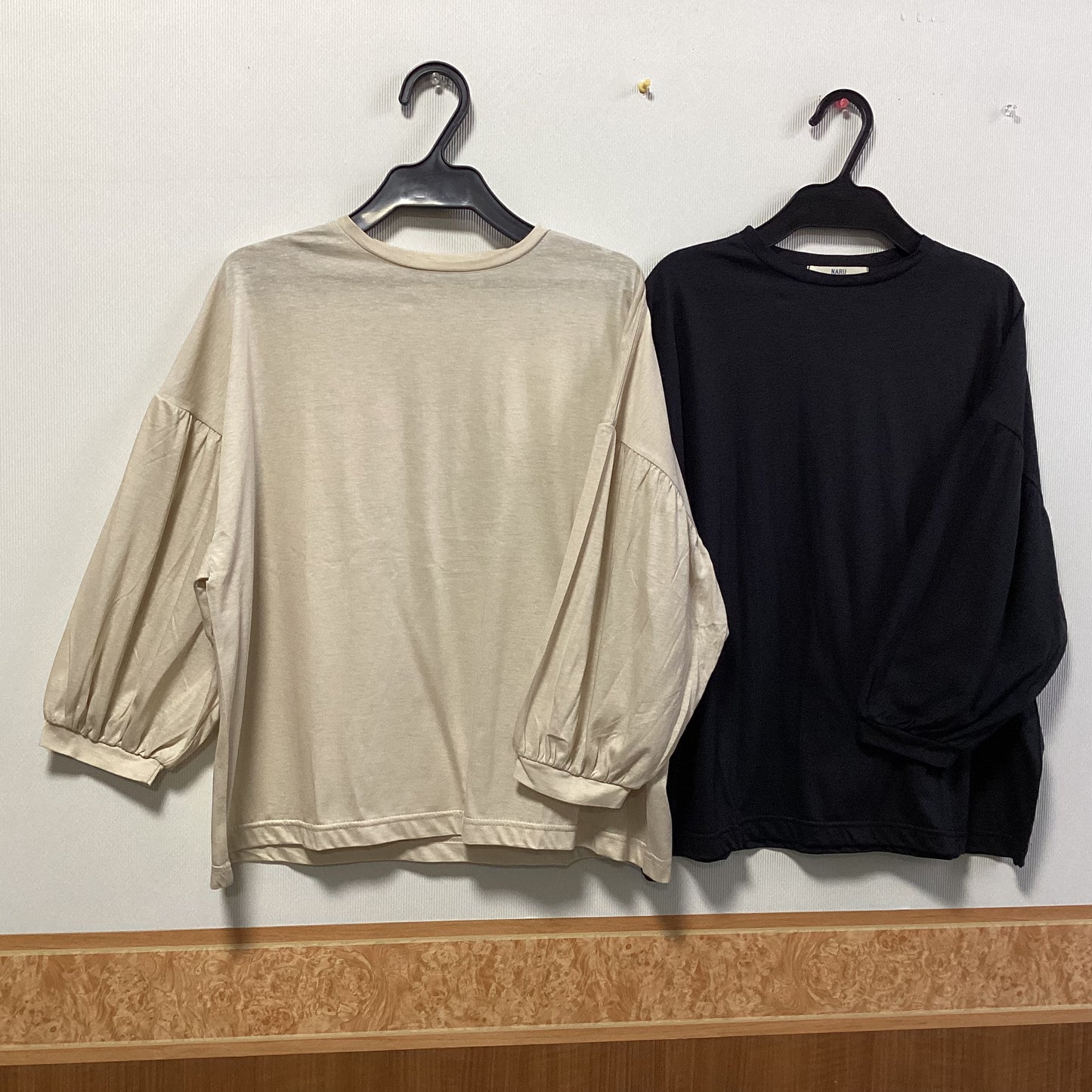 NARU FACTORY 綿麻バルーン袖カットソー