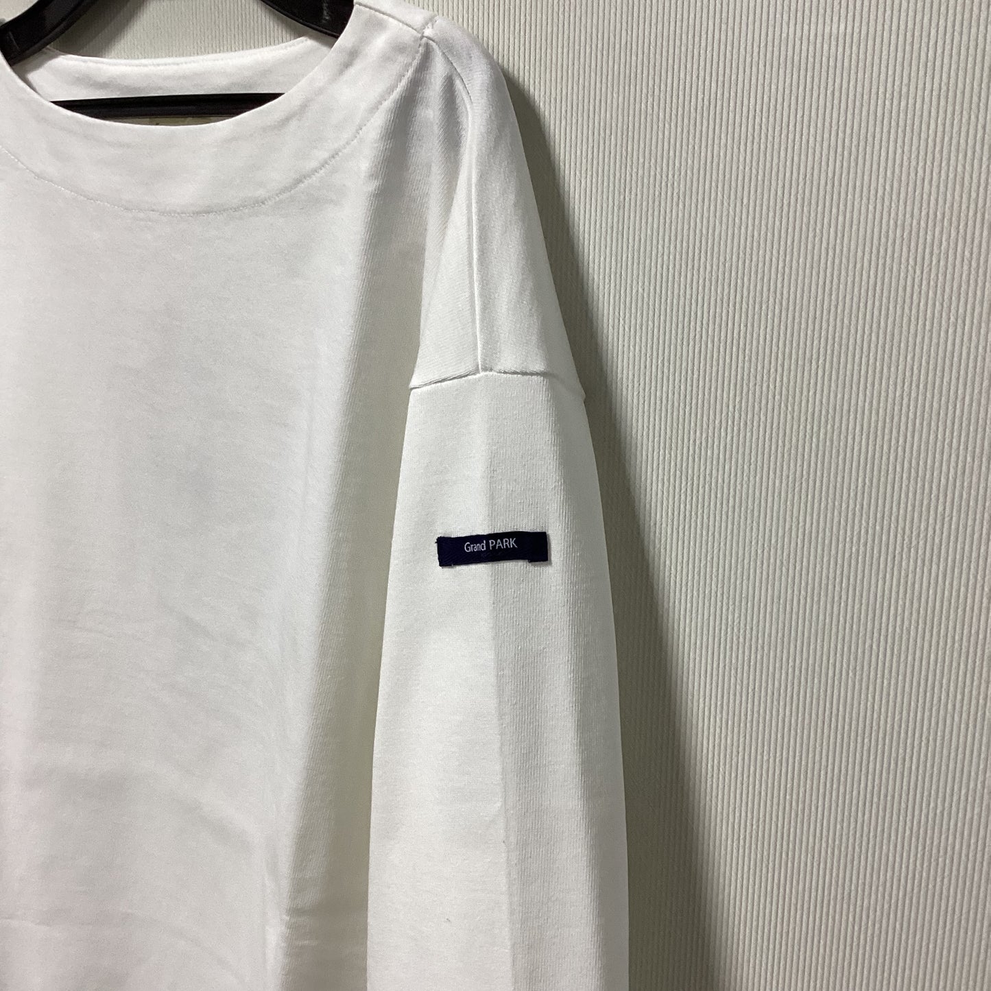 Grand PARK 日本製綿100%長袖Tシャツ