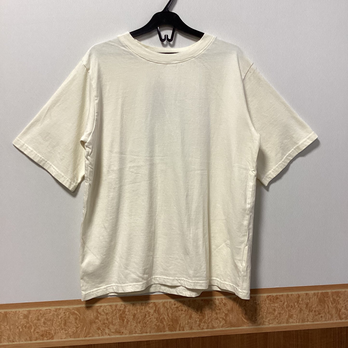 E.m.m.M 綿100%バックプリント五分袖Tシャツ