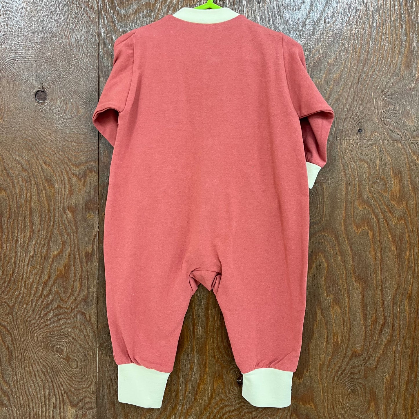 Ampersand バイピング長袖ロンパース