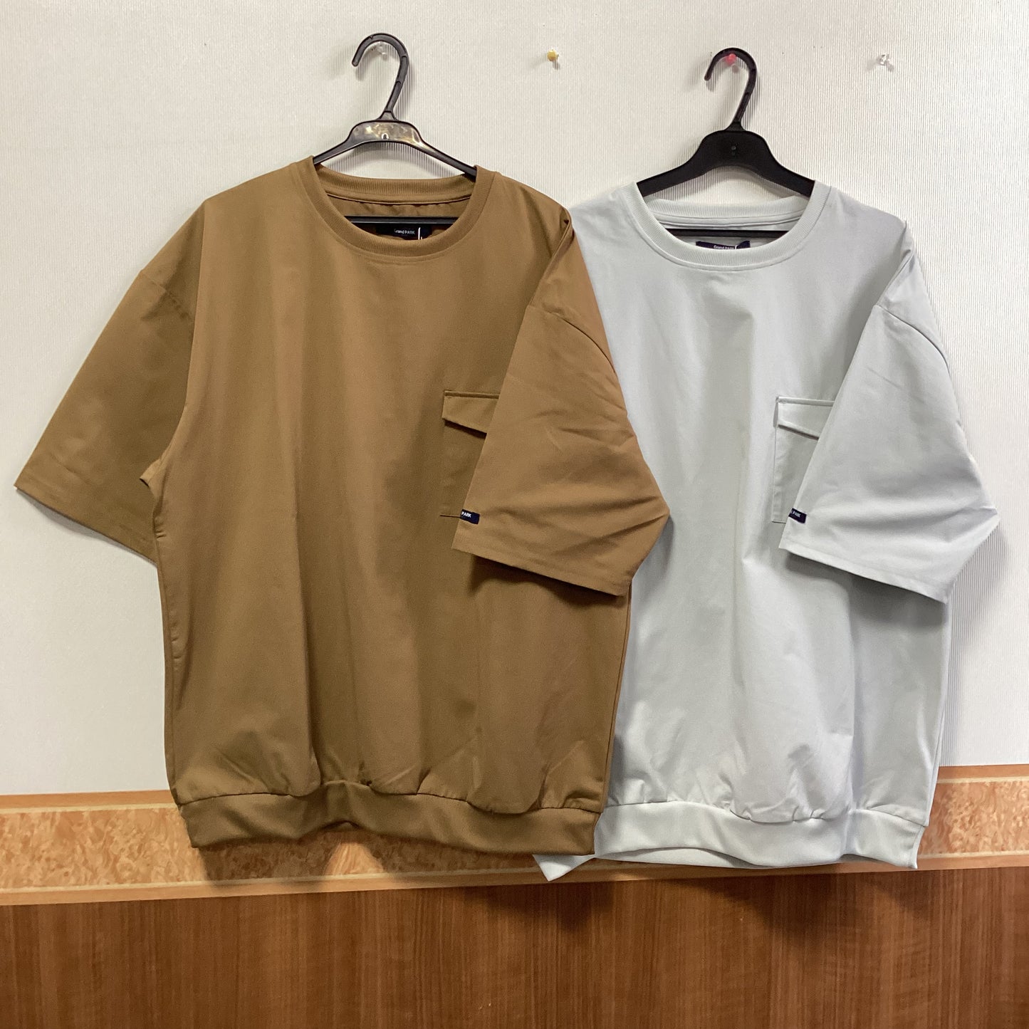 Grand PARK ポケット付五分袖Tシャツ