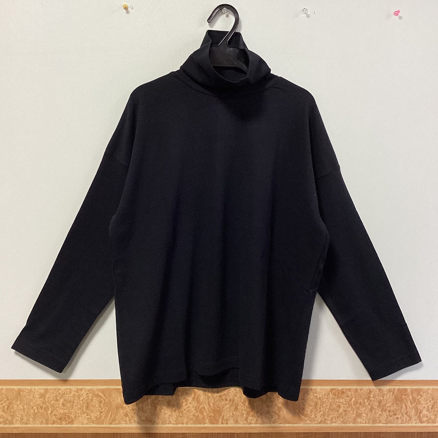 HEAVENLY 日本製綿100%タートルネックプルオーバー