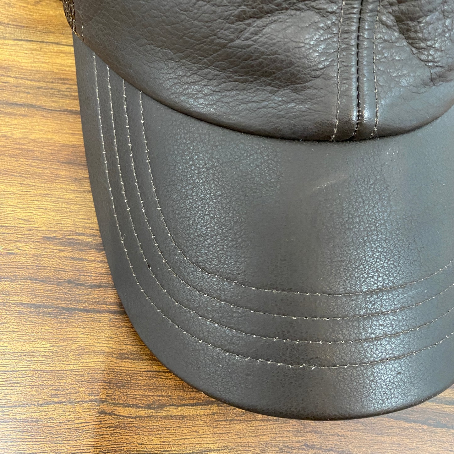 schott レザー&メッシュキャップ