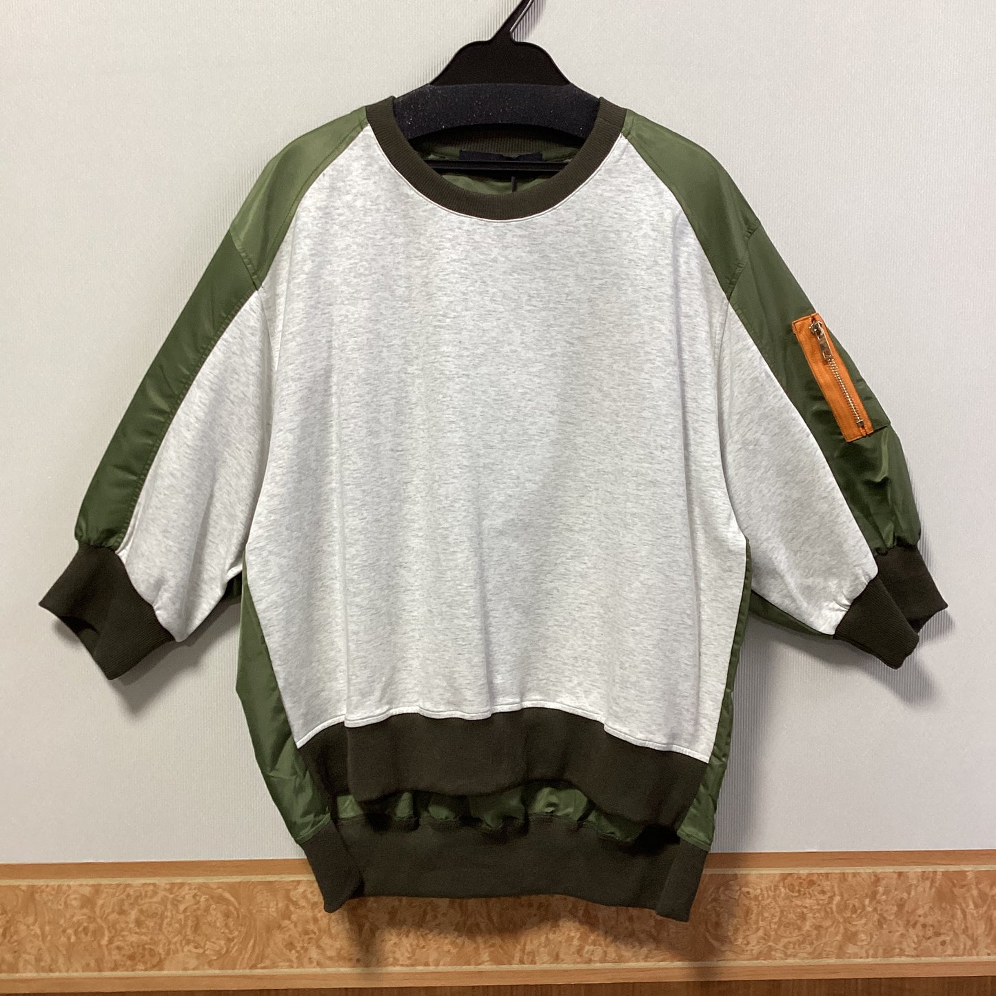 MICALLE MICALLE異素材切替カットソー