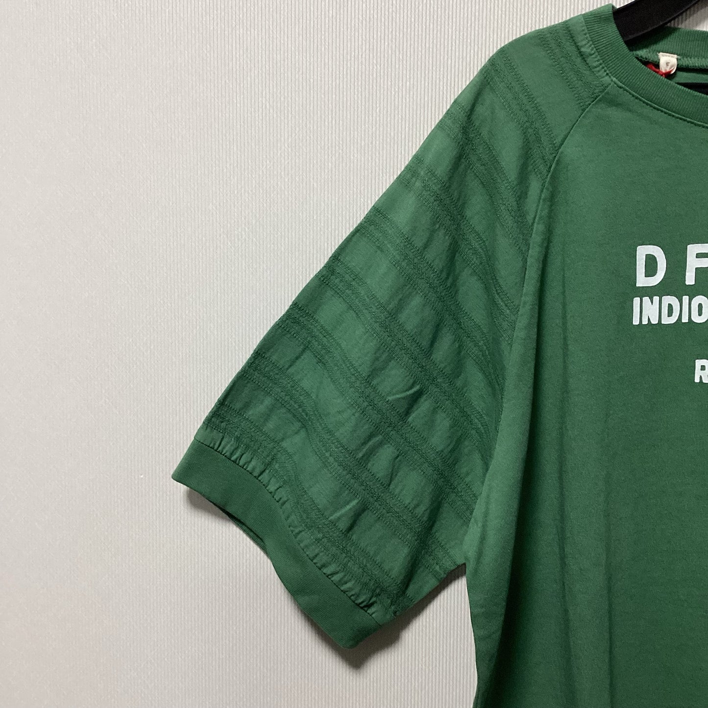 Lime.Inc 袖切替プリントTシャツ