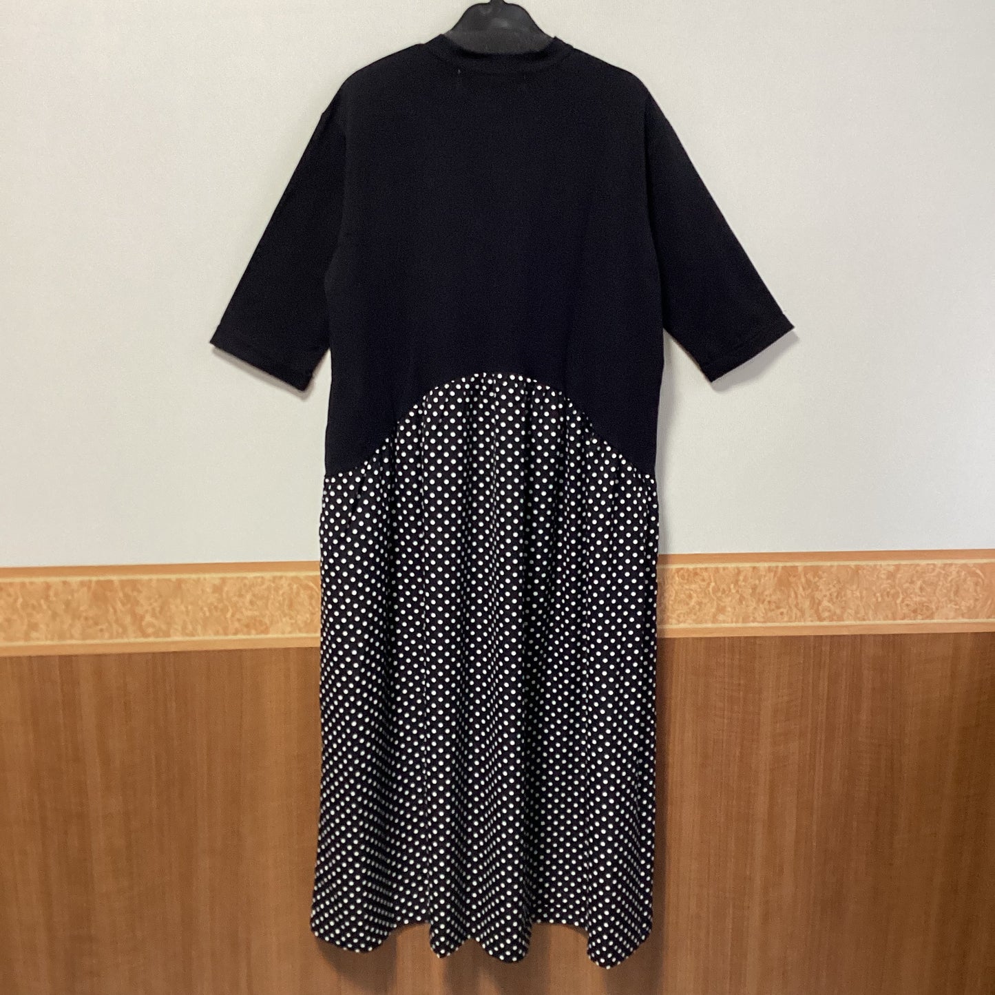 mano a mano 水玉切替ワンピース