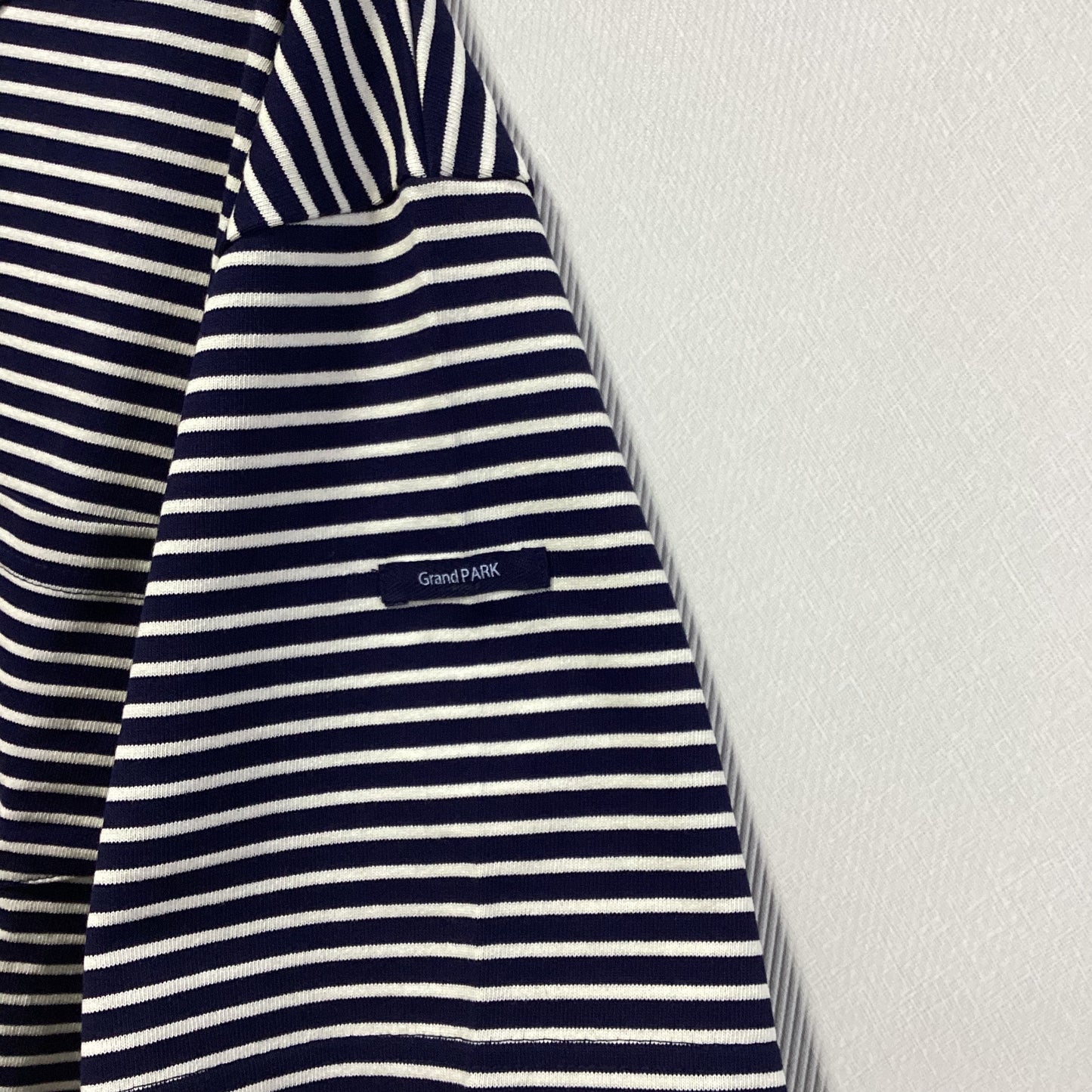 Grand PARK 綿100%ボーダー半袖Tシャツ