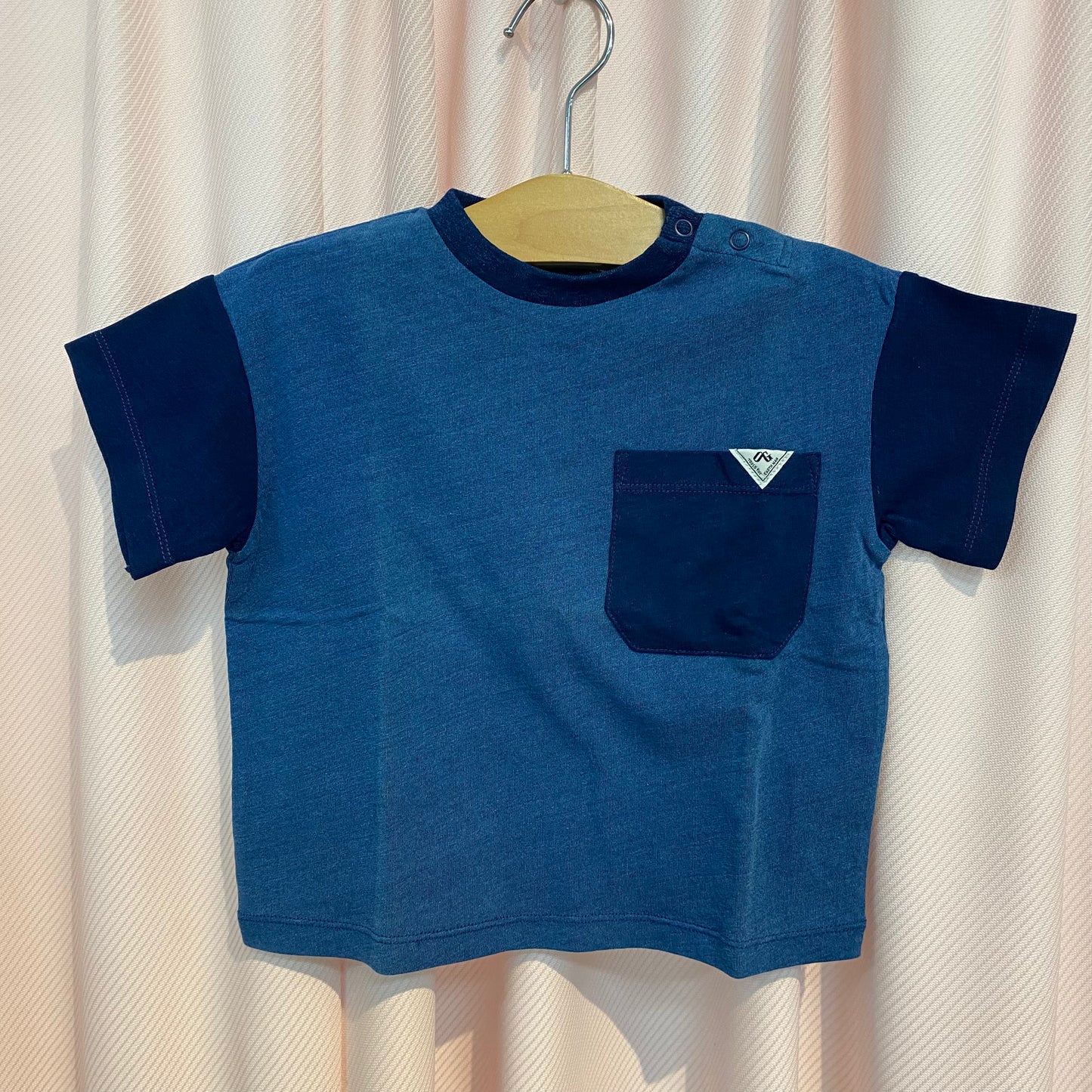OCEAN&GROUND キッズ デニムカラーTシャツ