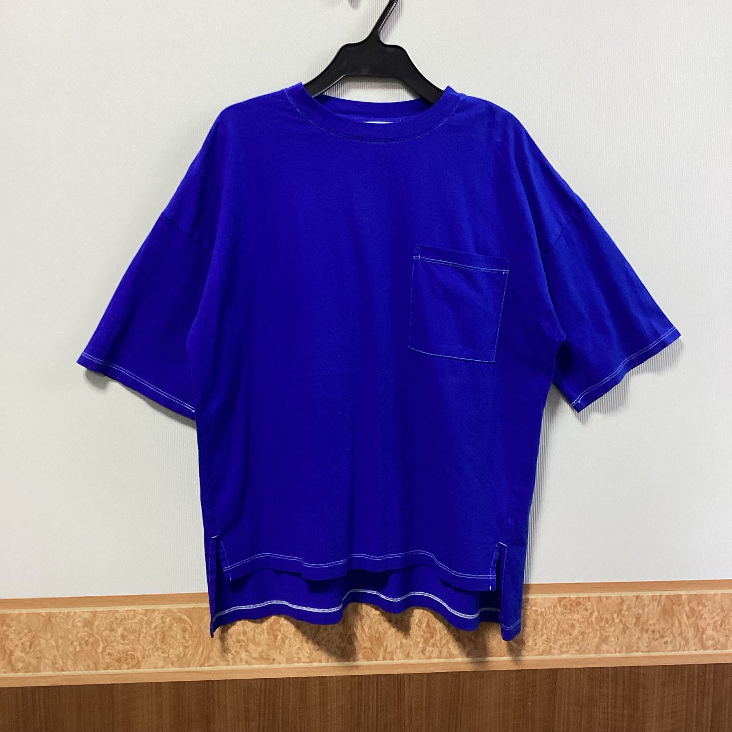 JOHNBULL 綿100%ポケット付六部袖Tシャツ