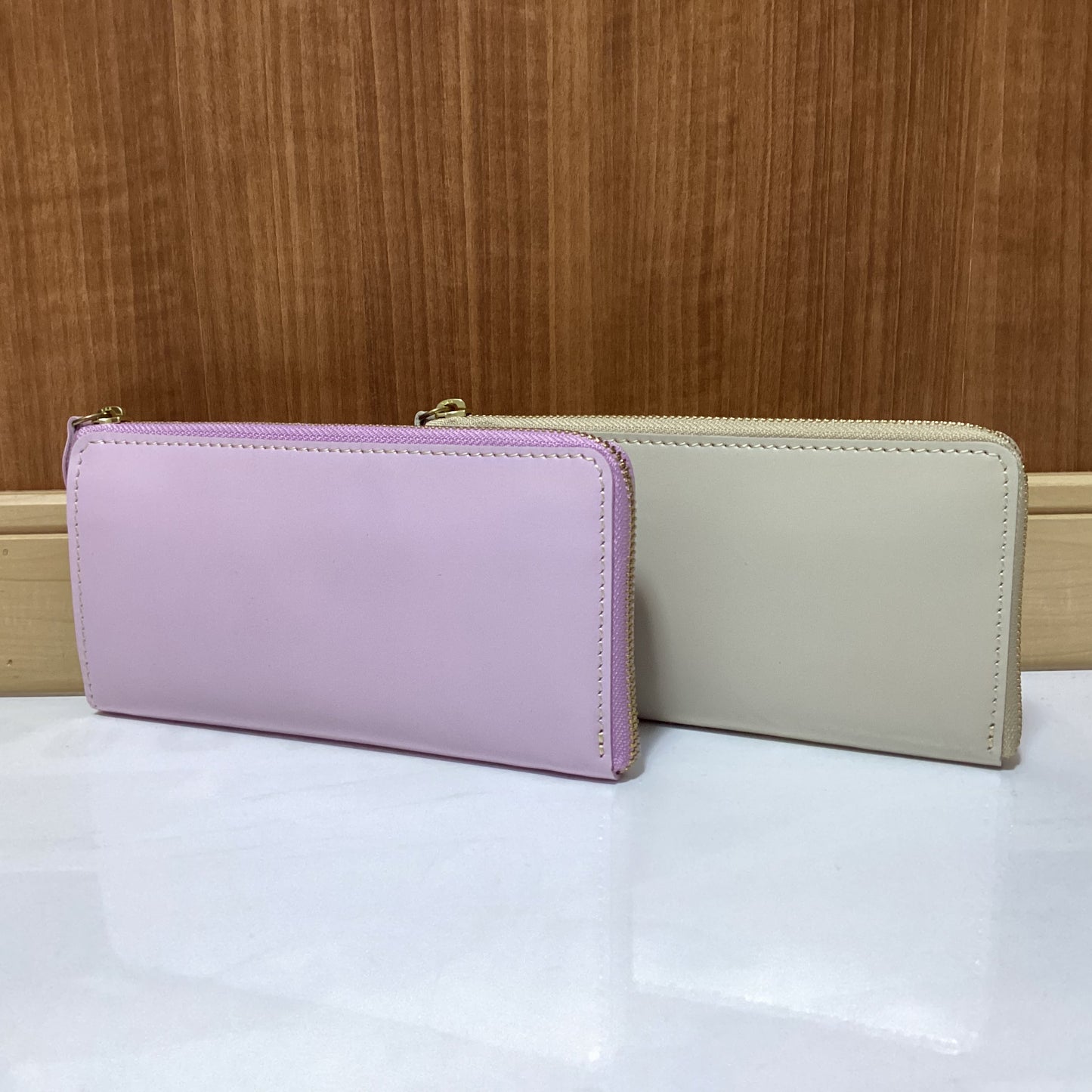 Lien 日本製抗菌レザーL字長財布
