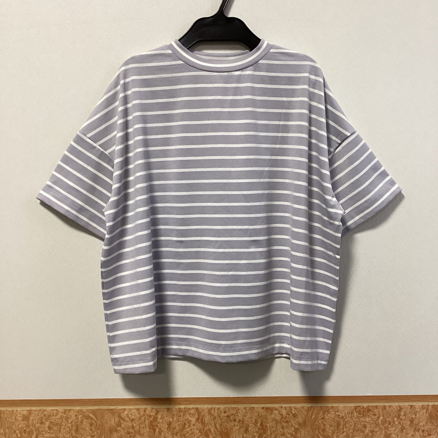 SUN VALLEY ボーダー柄五分袖Tシャツ