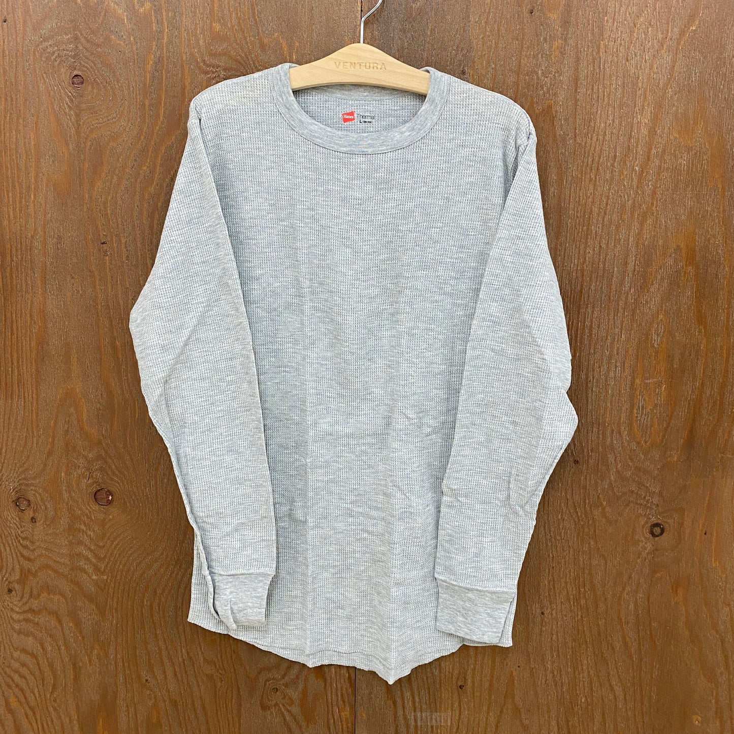 HANES メンズ サーマルTシャツ