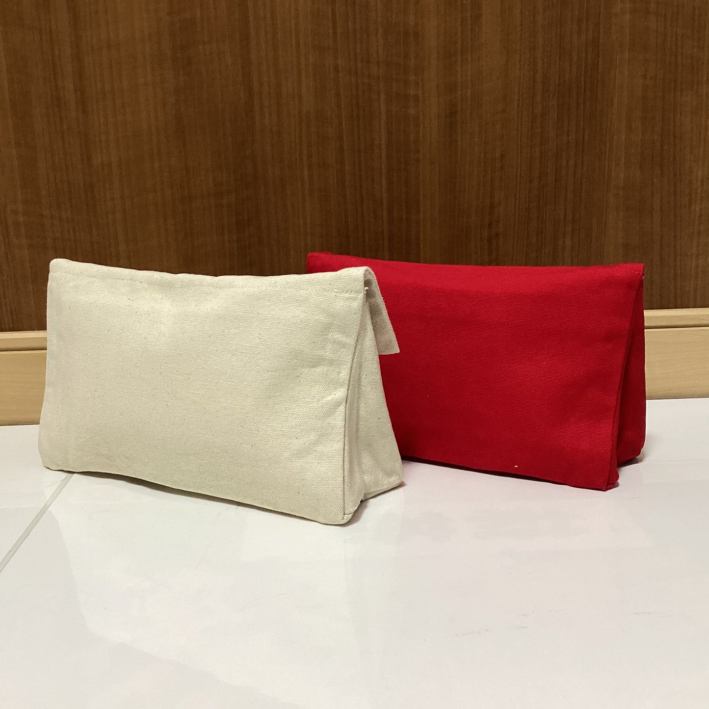 pouto 綿100%トライアンングルポーチ