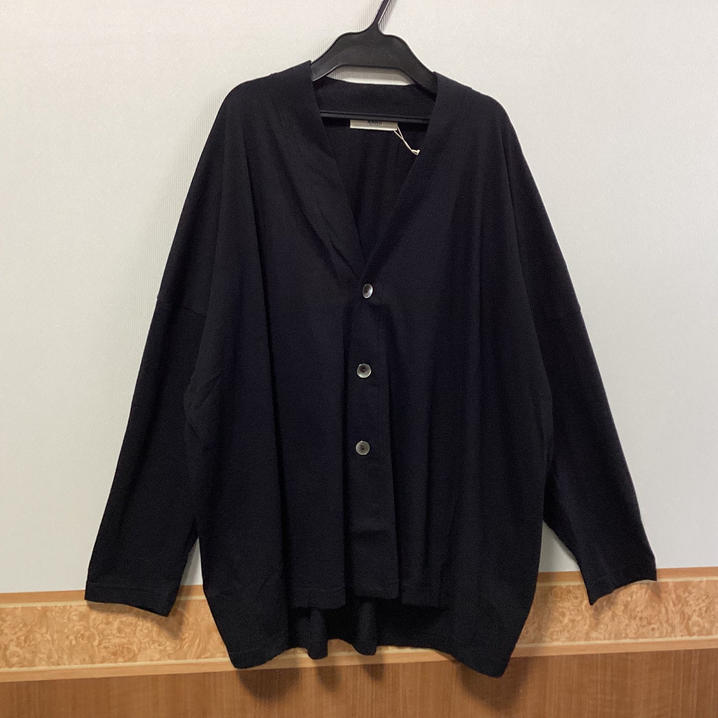 NARU FACTORY 綿100%長袖カーディガン