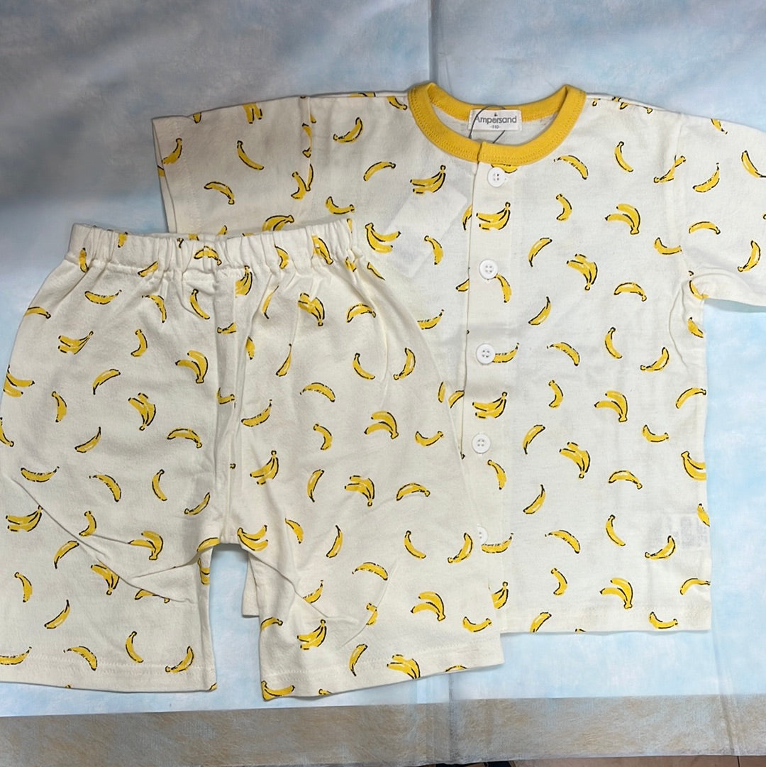 Ampersand キッズ バナナ柄パジャマ