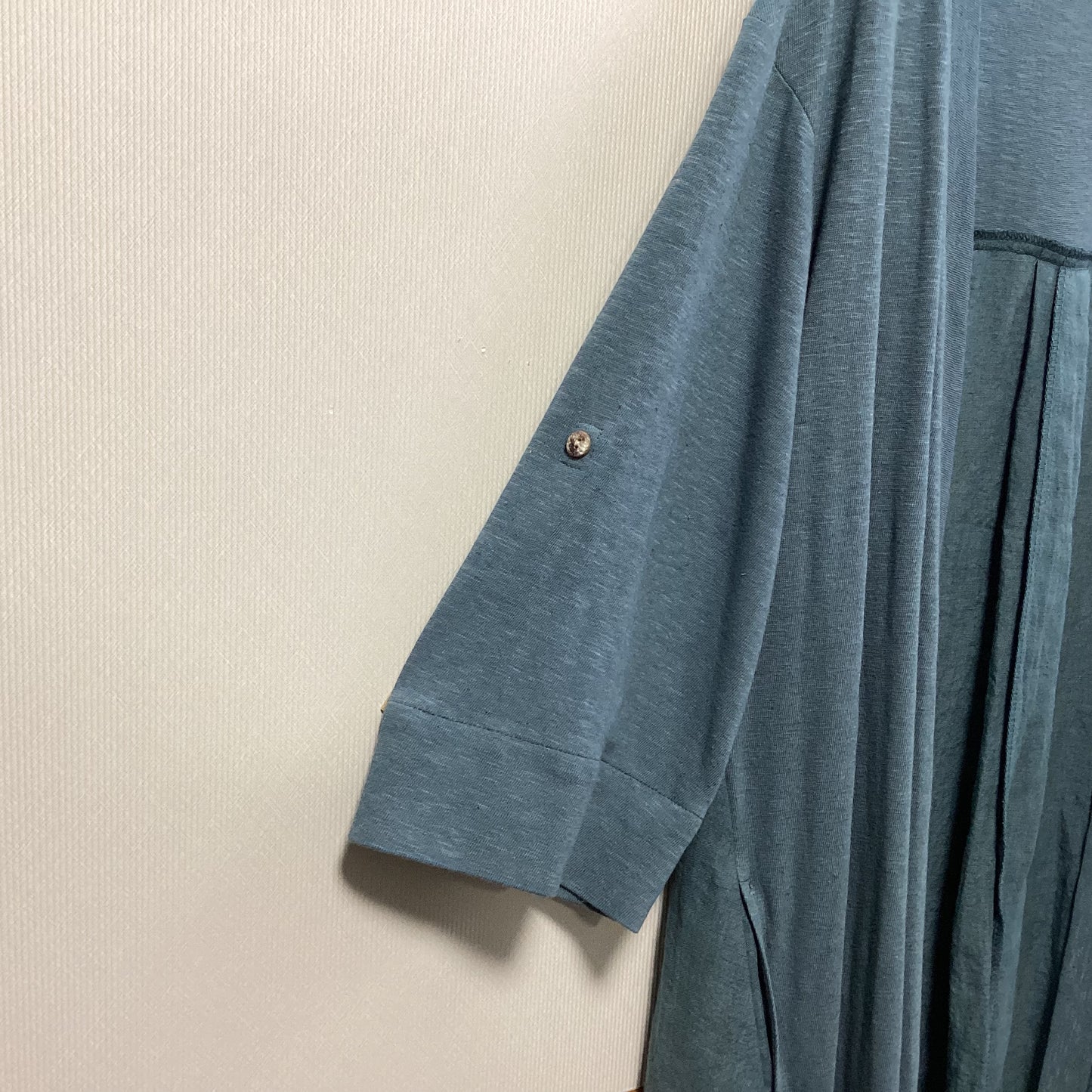 PAREATSU 綿麻ロングラップカーディガン