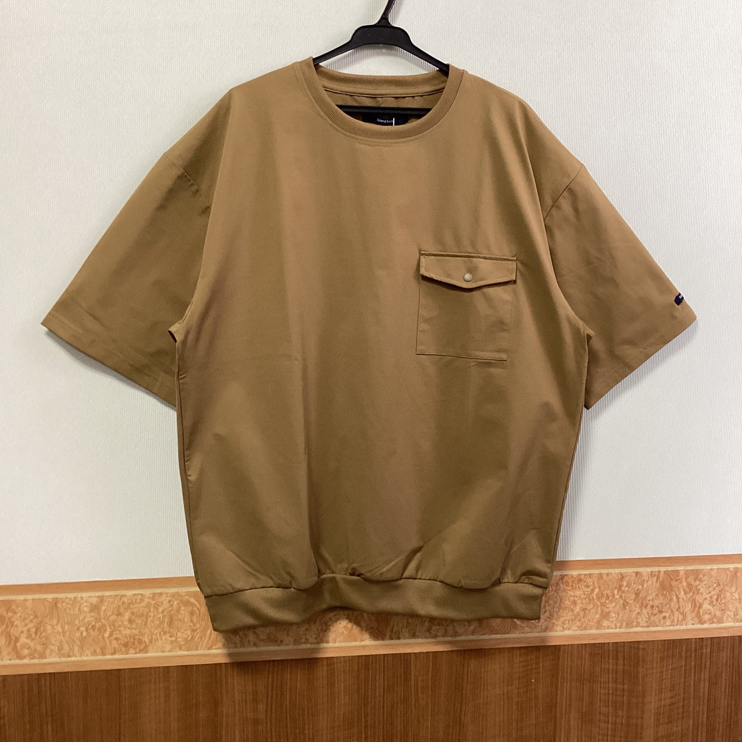 Grand PARK ポケット付五分袖Tシャツ