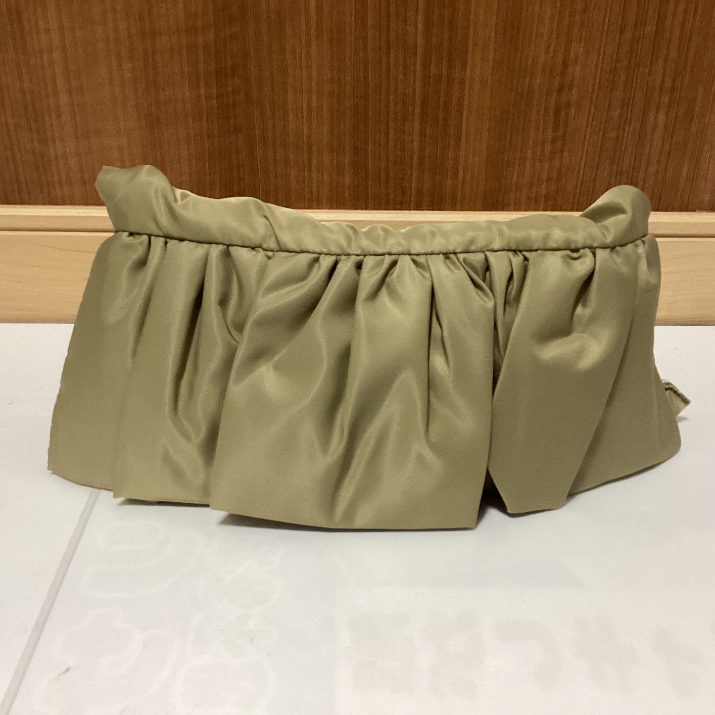 Medelu 2wayサテンフリルショルダーバッグ
