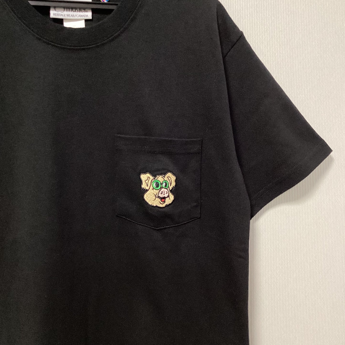 gym master 7.4oz ANIMAL刺繍ポケットTEE