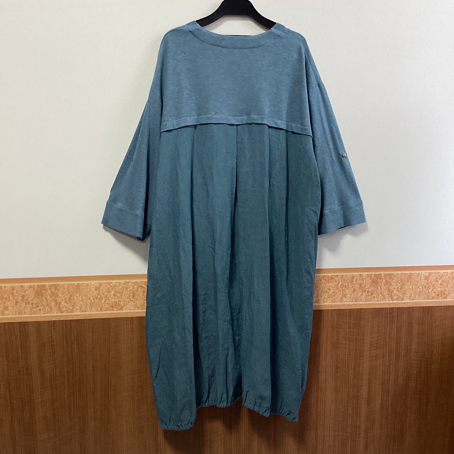 PAREATSU 綿麻ロングラップカーディガン